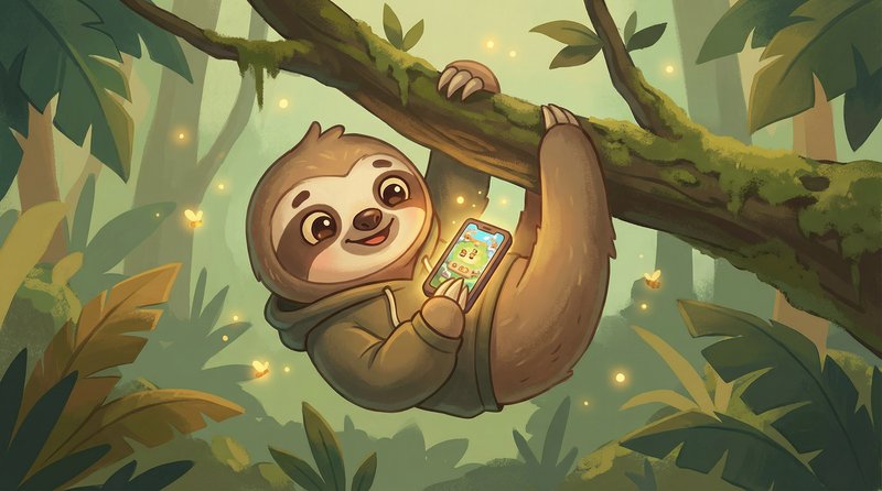 每日大赛树懒视频慢节奏游戏解说